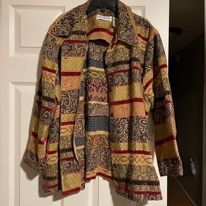 Alfred Dunner Rug Coat Jacket